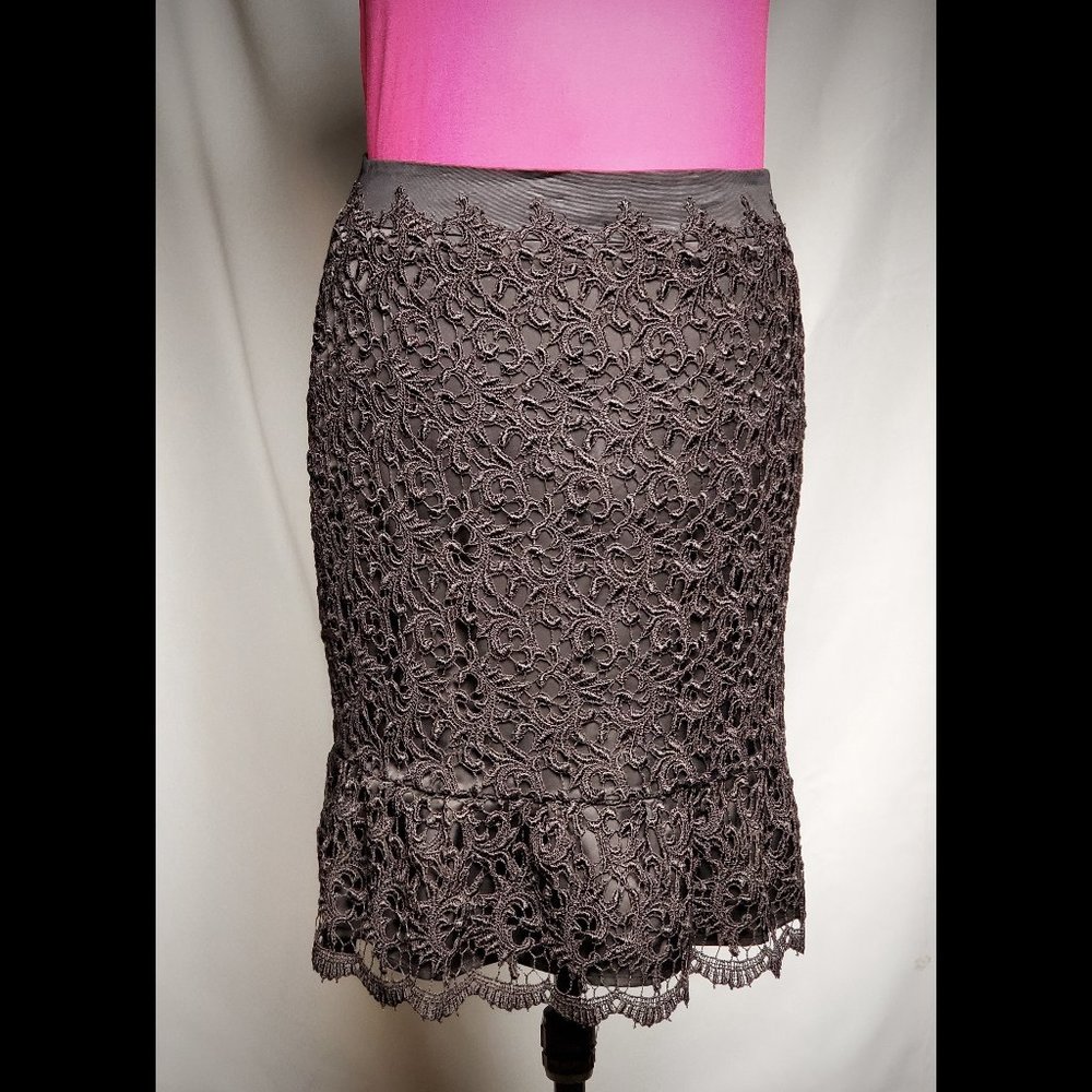 White House Black Market - Lace Skirt